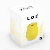 Loe The Rose Premium Suction Stimulator Yellow Medical Grade Silicone Rechargeable Rose Stimulators